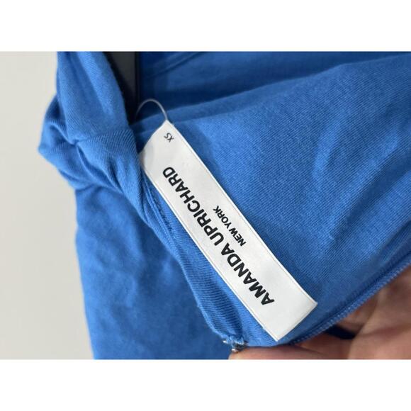 AMANDA UPRICHARD EVIANNA DRESS mini in blue - Picture 6 of 7